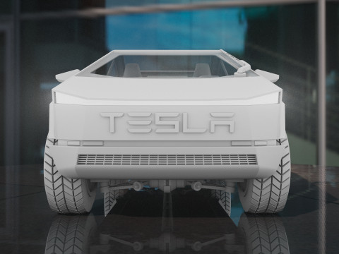 Tesla Cybertruck 3D 모델