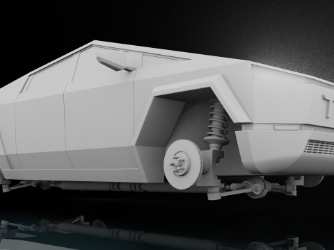 Tesla Cybertruck 3D 모델