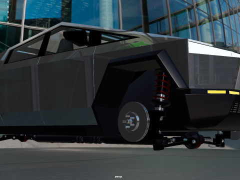 Tesla Cybertruck 3D 모델
