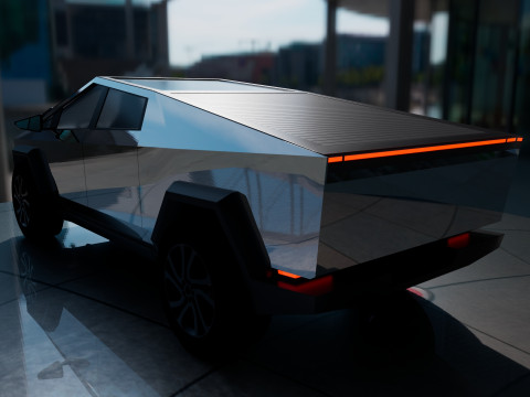 Tesla Cybertruck 3D 모델