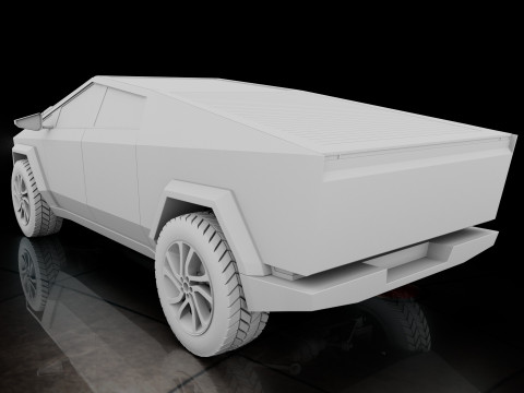 Tesla Cybertruck 3D 모델