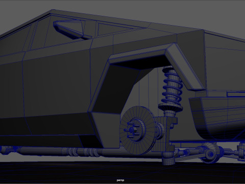 Tesla Cybertruck 3D 모델
