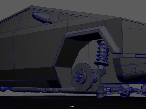Tesla Cybertruck 3D Model