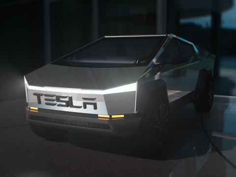Tesla Cybertruck 3D 모델