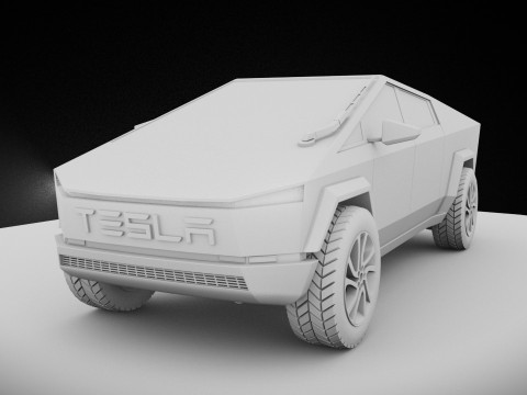 Tesla Cybertruck 3D 모델