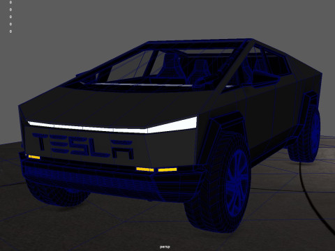 Tesla Cybertruck 3D 모델