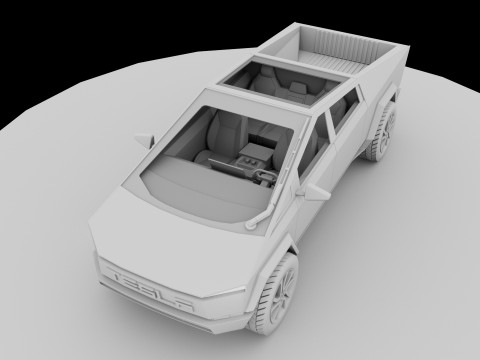 Tesla Cybertruck 3D 모델