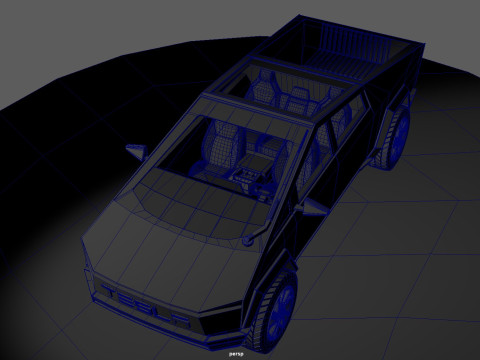 Tesla Cybertruck 3D 모델