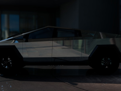 Tesla Cybertruck 3D 모델