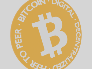 Little Bitcoin Emblem 3Dモデル
