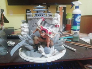 ONE-PIECE EDWARD NEWGATE WHITEBREAD IN MARINEFORD 3D 打印模型