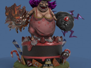 ONEPIECE CHARLOTTE LINLIN BIG MOM 3D 打印模型