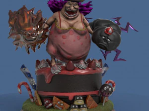 वनपीस चार्लोट लिनलिन बड़ी माँ 3D प्रिंट मॉडल