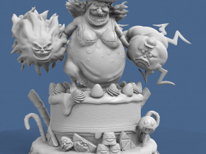 ONEPIECE CHARLOTTE LINLIN BIG MOM 3D-printmodel