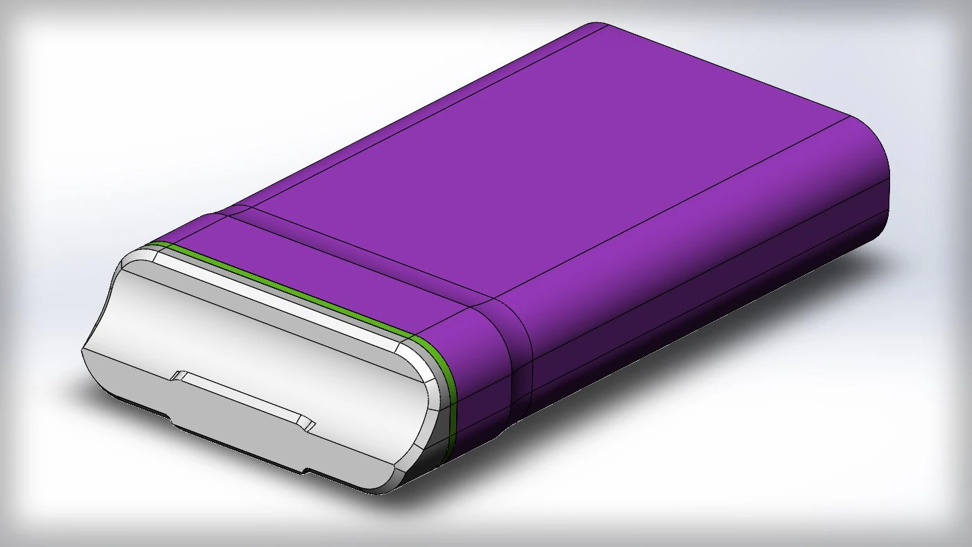 WD Elements Portable Hard Drive Case 3D Print Model .c4d .max .obj .3ds .fbx .stl .blend