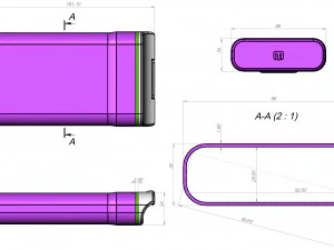 WD Elements Portable Hard Drive Case 3D Print Model