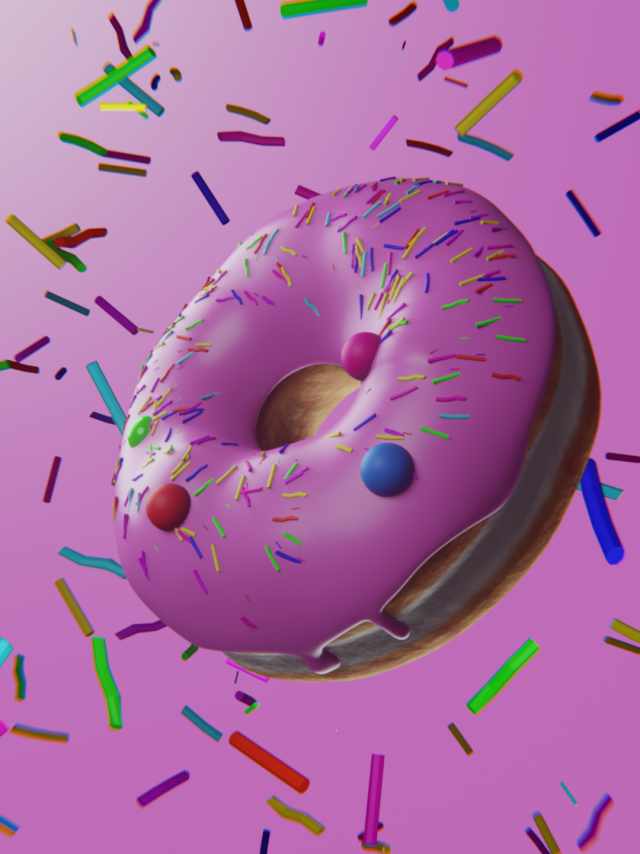 Dount 3D Model .c4d .max .obj .3ds .fbx .stl .blend 