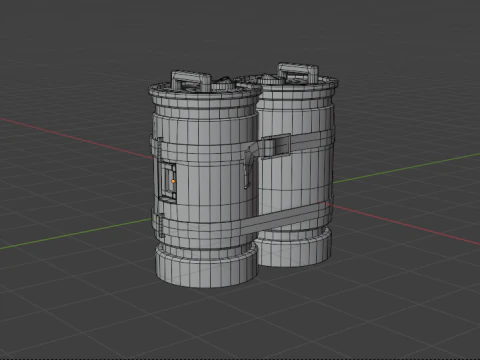 Sci-fi Model Pack For Games 3D Model