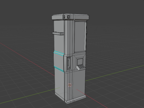 Sci-fi Model Pack For Games 3Dモデル