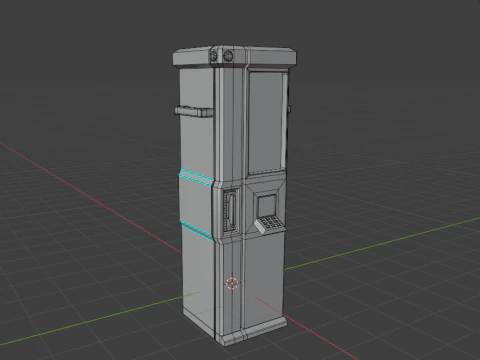 Sci-fi Model Pack For Games 3D Model