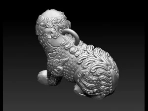 Korean Unicon LionOBJ 3D Print Model