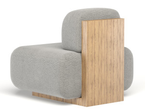 Yoshida Lounge Chair Modello 3D