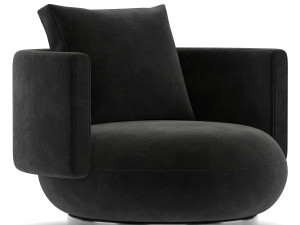 Morgan Swivel Lounge Chair Model 3D