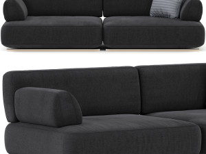 Natuzzi Cava two seater Modelo 3D