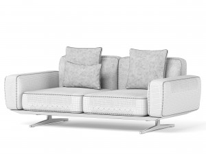 Flexform Soft Dream two seater Model 3D