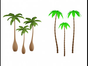 Lowpoly nature pack with 3D scene 3Dモデル