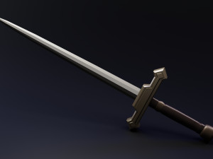 Low poly Swords Vol1 3D Model