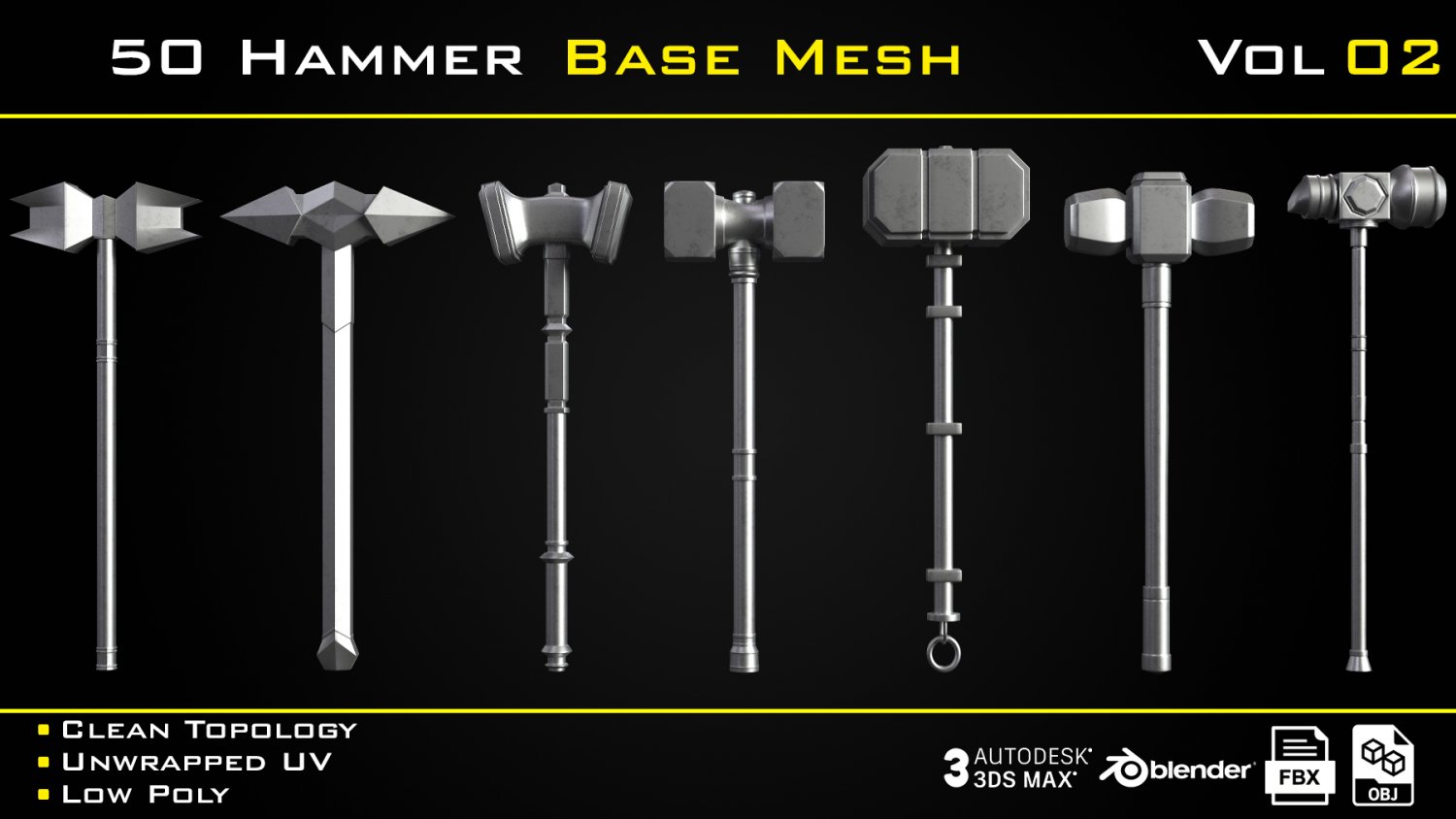 56 ornament brushes alphas mesh vol 1 3D Model in Game Assets 3DExport