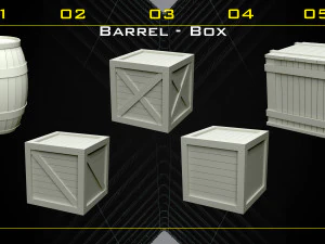 70 Malla base de objetos occidentales - Vol 06 Modelo 3D