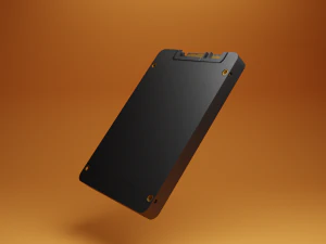 3D SSD Hard Drive Exterior only 3D Model