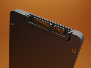3D SSD Hard Drive Exterior only 3D Model