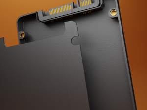3D SSD Hard Drive Exterior only 3D Model