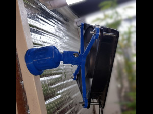 Indoor Fan Holder 3D Print Model