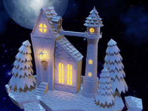 House tower Modèle 3D
