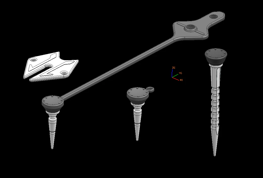 GOLF T 3D Print Model .c4d .max .obj .3ds .fbx .stl .blend 