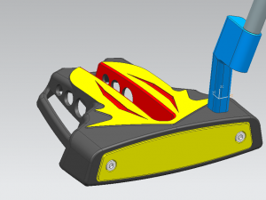 PUTTER Modelo de Impressão 3D