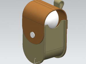 GOLF BALL POUCH Modelo de Impressão 3D