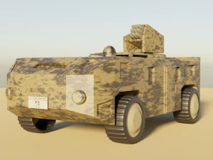 カタール軍戦車 3Dモデル