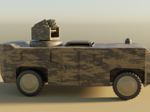Qatar Army Tank 3D Model