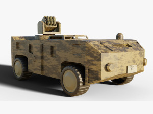 Qatar Army Tank 3D Model
