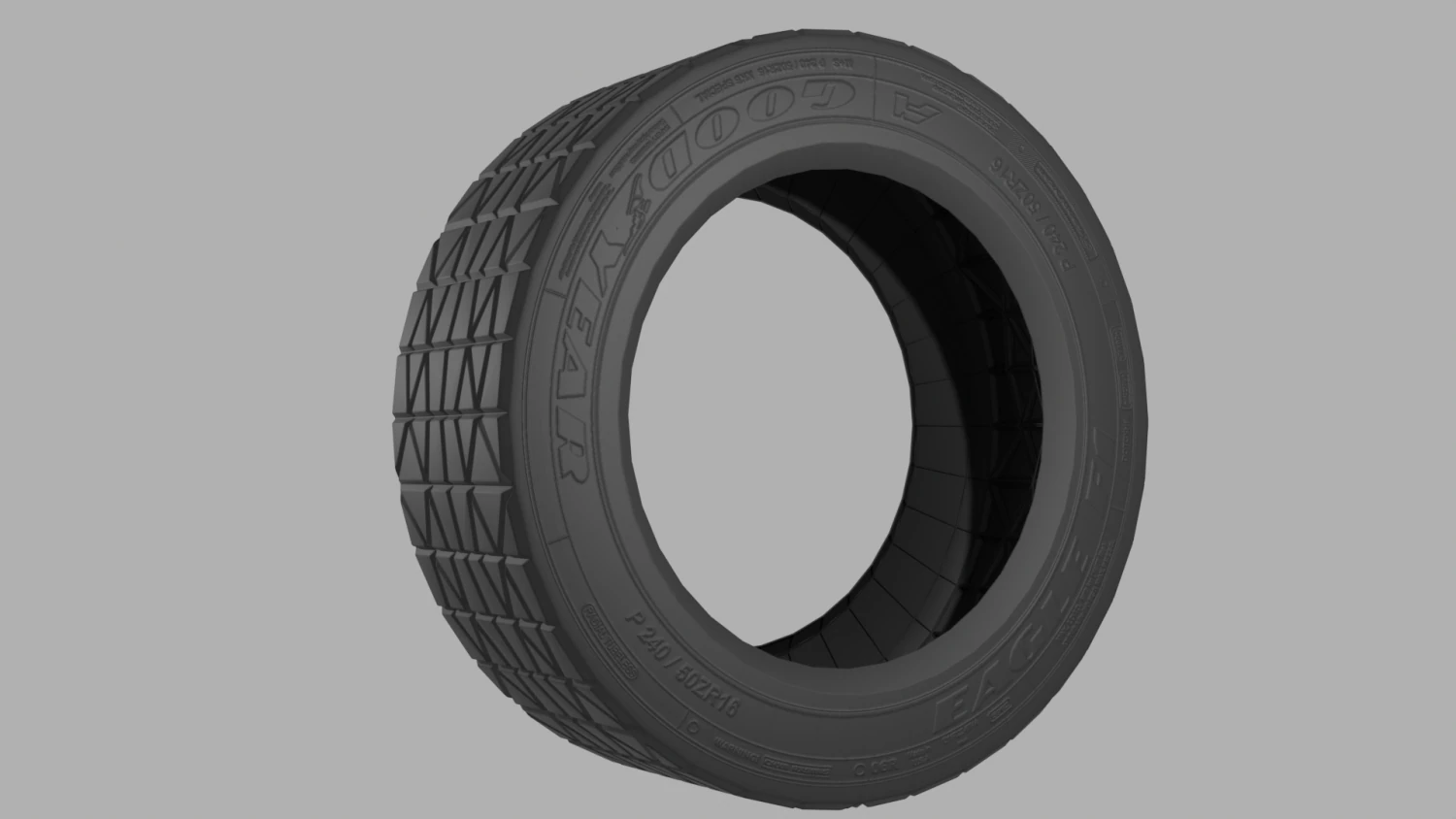 Realistic 3d Tire 3D Model .c4d .max .obj .3ds .fbx .stl .blend 