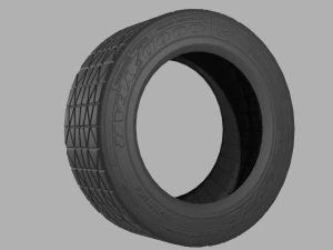 Realistic 3d Tire 3D Model