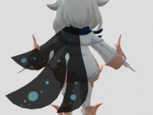 Paimon 3D-Modell