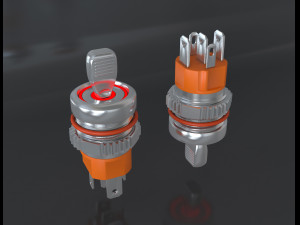 Electric Switch LANBOO LB16NZ 3Dモデル