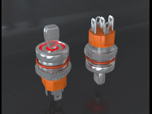Electric Switch LANBOO LB16NZ 3D Model