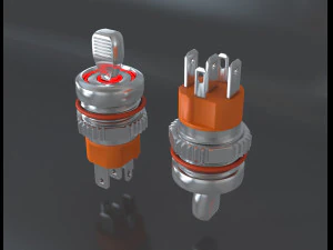 Electric Switch LANBOO LB16NZ 3D Model